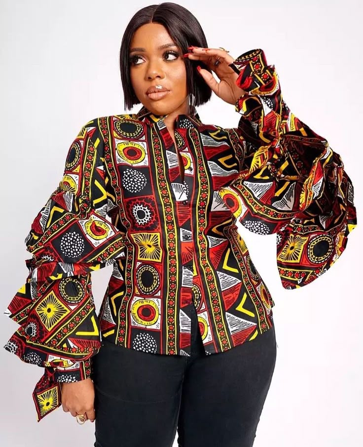Ankara Button-Up Shirt Dress — Ankara by POSH FASHION