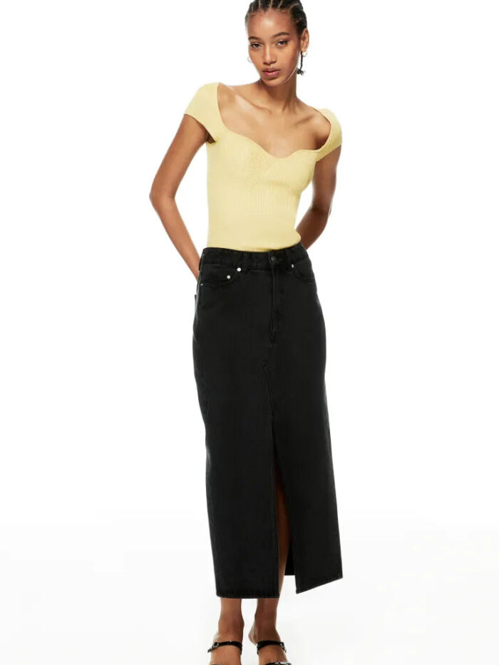 Rib-knit Top